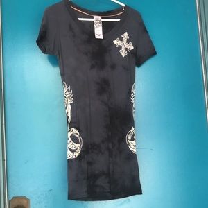Crash & Burn Women’s Shirt/Dress The Aubrey Tee